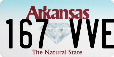 AR license plate 167VVE