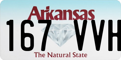 AR license plate 167VVH