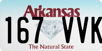 AR license plate 167VVK
