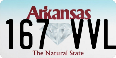 AR license plate 167VVL