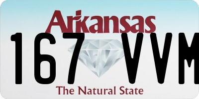 AR license plate 167VVM