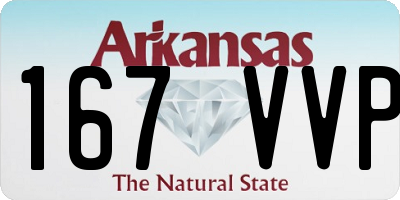AR license plate 167VVP