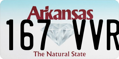 AR license plate 167VVR