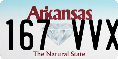 AR license plate 167VVX