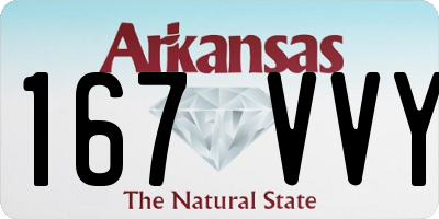 AR license plate 167VVY