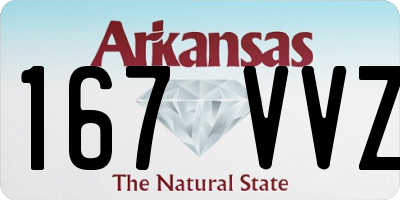 AR license plate 167VVZ
