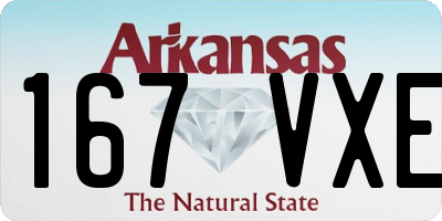 AR license plate 167VXE
