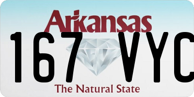 AR license plate 167VYC