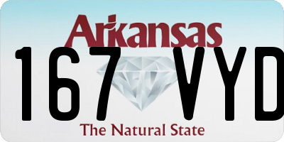 AR license plate 167VYD