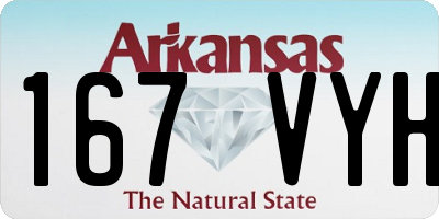 AR license plate 167VYH