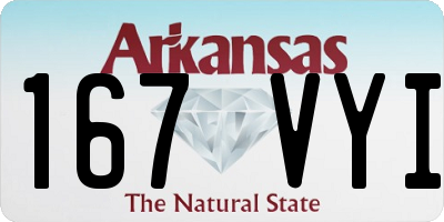 AR license plate 167VYI