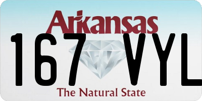 AR license plate 167VYL