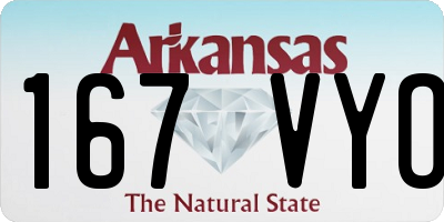 AR license plate 167VYO