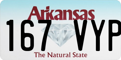 AR license plate 167VYP