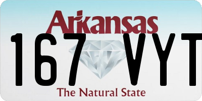 AR license plate 167VYT