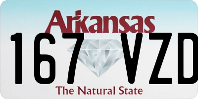 AR license plate 167VZD