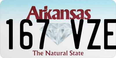 AR license plate 167VZE