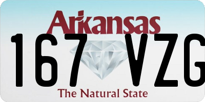 AR license plate 167VZG