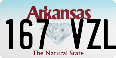 AR license plate 167VZL