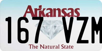 AR license plate 167VZM