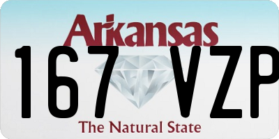 AR license plate 167VZP