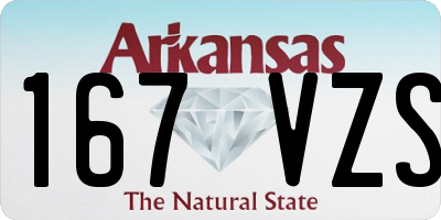 AR license plate 167VZS