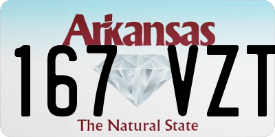 AR license plate 167VZT
