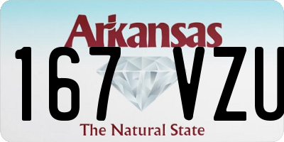 AR license plate 167VZU