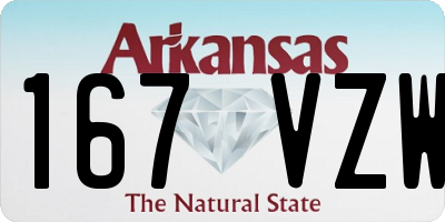 AR license plate 167VZW