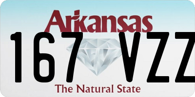 AR license plate 167VZZ