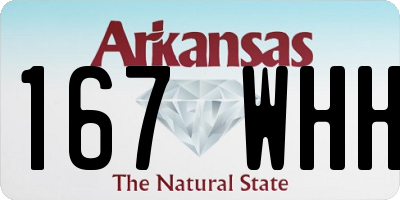 AR license plate 167WHH