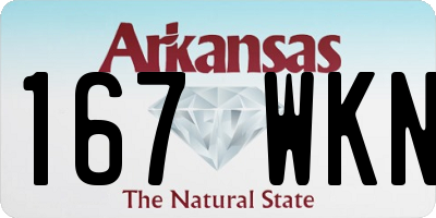 AR license plate 167WKN
