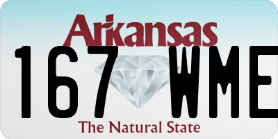 AR license plate 167WME