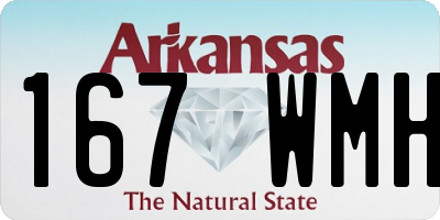 AR license plate 167WMH
