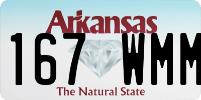AR license plate 167WMM