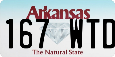 AR license plate 167WTD