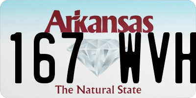 AR license plate 167WVH