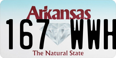 AR license plate 167WWH