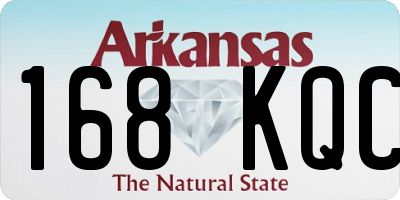 AR license plate 168KQC