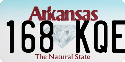 AR license plate 168KQE