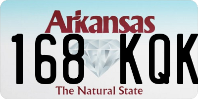 AR license plate 168KQK