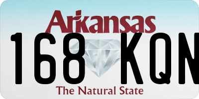 AR license plate 168KQN