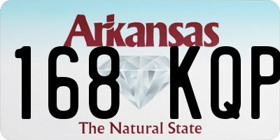 AR license plate 168KQP