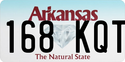 AR license plate 168KQT