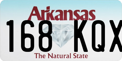 AR license plate 168KQX