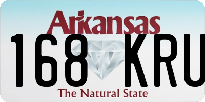 AR license plate 168KRU