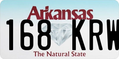 AR license plate 168KRW