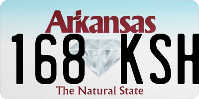 AR license plate 168KSH