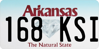 AR license plate 168KSI