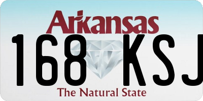 AR license plate 168KSJ